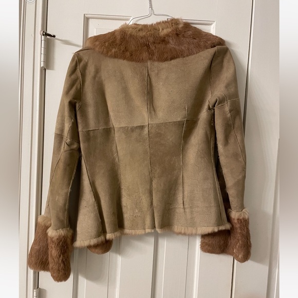 Vintage Y2K Sheri bodell authentic fur and leather jacket - Picture 2 of 3